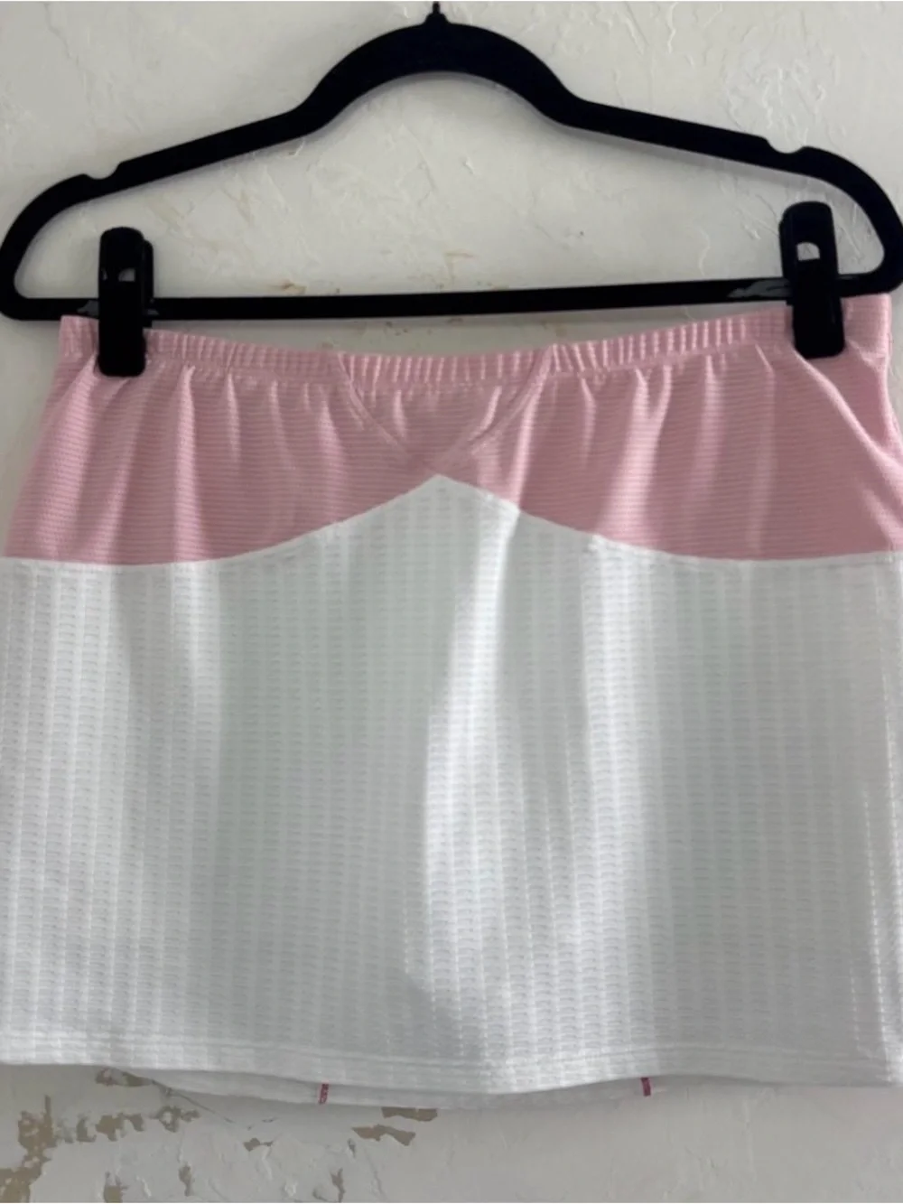 Nike Dri-FIT Pink White Tennis Skort M Y2K Preppy Tenniscore Pickleball